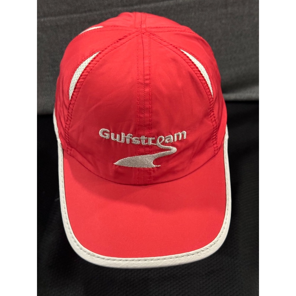 Hit‎ Wear Baseball Cap Men's One Size Red Polyester Classic Gulfstream Logo Hat